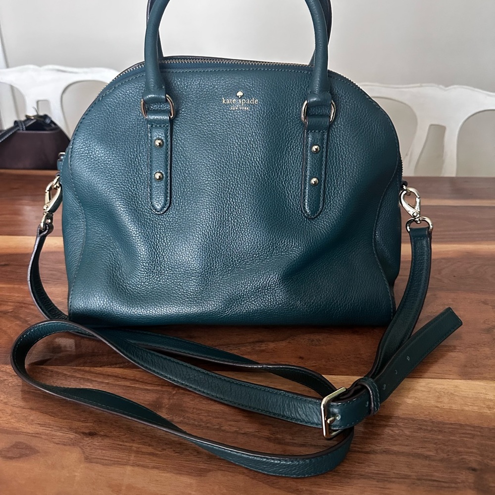 Kate Spade Teal Leather Satchel
